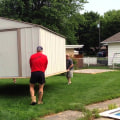 Who moves storage sheds?