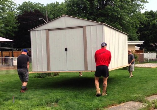 Who moves storage sheds?